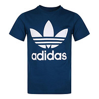 adidas ORIGINALS TREFOIL TEE 大童运动T恤 DV2906 蓝色 152