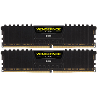 USCORSAIR 美商海盗船 复仇者LPX系列 DDR4 2400MHz 台式机内存 马甲条 黑色 16GB 8GB*2