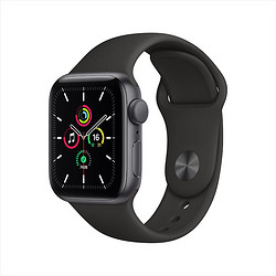 Apple 苹果 Watch SE 智能手表 40mm GPS款 黑色运动表带