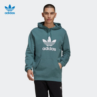 adidas ORIGINALS adidas阿迪达斯官网三叶草男装运动连帽卫衣GN3461 祖母绿 S(参考身高:173~178CM)