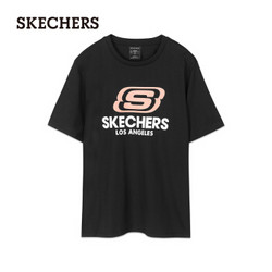 SKECHERS 斯凯奇 L220W168 女士圆领短袖T恤