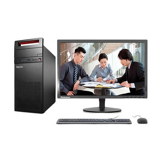 Lenovo 联想 ThinkCentre E74 六代酷睿版 商用台式机 黑色 (酷睿i3-6100、核芯显卡、4GB、500GB HDD、风冷)