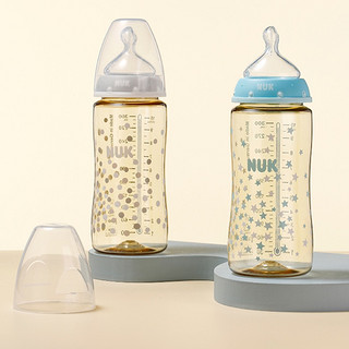 NUK PPSU奶瓶 300ml 白色圆点 6-18月