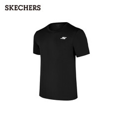SKECHERS 斯凯奇 P221M079 男士T恤