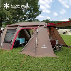 snowpeaksnowpeak雪峰露营帐篷大型豪华别墅帐一室一厅多人客厅帐tp