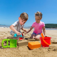 PLUS会员：Hape 儿童水上玩具 沙滩9件套