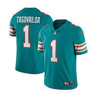 NIKE 耐克 Men's Tua Tagovailoa Aqua Miami Dolphins Alternate Vapor Limited Jersey