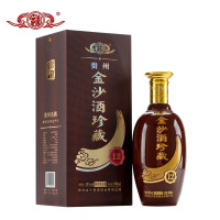 金沙 珍藏12 53度 酱香型白酒 500ml*6瓶 整箱装