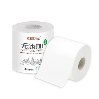 幸福阳光 无添加系列 有芯卷纸 4层*180g*27卷