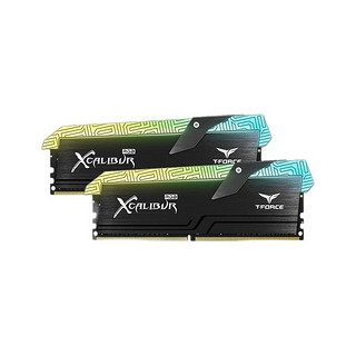 Team 十铨 王者之剑 图腾版 DDR4 3600MHz RGB 台式机内存 灯条 黑色 16GB 8GBx2