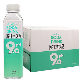 WAHAHA 娃哈哈 pH9.0 苏打水饮品 柠檬味 500ml*10瓶