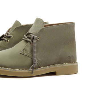 Clarks 其乐 Desert Boot 2 男士工装靴 261563777 橄榄绿 44