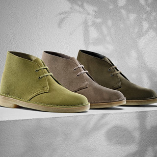 Clarks 其乐 Desert Boot 2 男士工装靴 261563777 橄榄绿 41