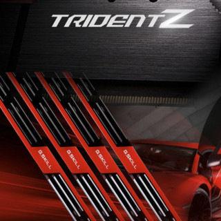 G.SKILL 芝奇 Trident Z三叉戟系列 DDR4 3200MHz 台式机内存 马甲条 银黑混色 16GB 8GBx2 F4-3200C16D-16GTZB