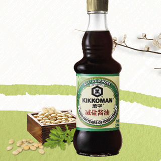 KIKKOMAN 万字 减盐酱油 500ml*2瓶