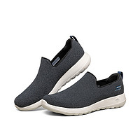 SKECHERS 斯凯奇 Skechers斯凯奇2021秋冬新款 一脚套软底健步鞋 轻便舒适缓震休闲鞋216114 BKBL/黑色/蓝色 41