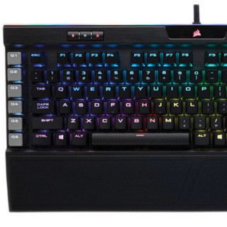 USCORSAIR 美商海盗船 K95 PLATINUM 110键 有线机械键盘 黑色 Cherry茶轴 RGB