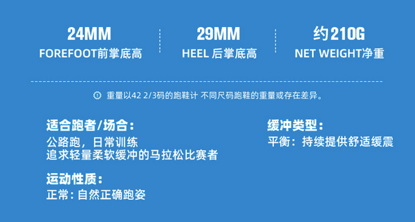 HOKA ONE ONE 林康3   男子轻量缓震跑鞋