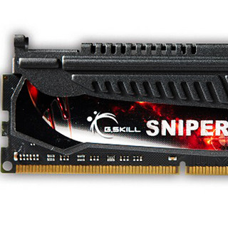 G.SKILL 芝奇 Sniper系列 DDR3 1866MHz 台式机内存 马甲条  黑色 8GB 4GBx2 F3-14900CL9D-8GBSR