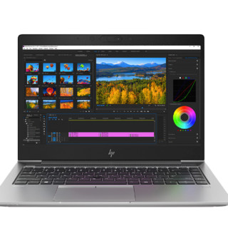 HP 惠普 ZBOOK 14u G5 14.0英寸 移动工作站 银色（酷睿i7-8550U、WX 3100、16GB、1TB SSD、4K、IPS、60Hz、3XG39PA）