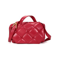 BOTTEGA VENETA 葆蝶家 女士手提包 641236VCQR16501 猩红色