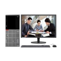 Lenovo 联想 ThinkCentre E95 21.5英寸 商用台式机 黑色 (酷睿i5-7400、GT 730、8GB、1TB HDD、风冷)