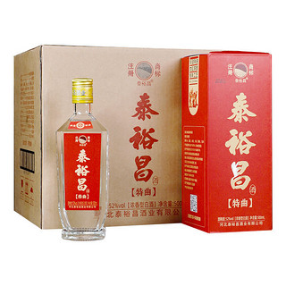 泰裕昌 浓香型白酒52度 500ML*6瓶装