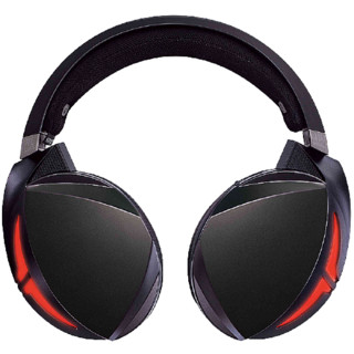 ROG 玩家国度 聚变 300 耳罩式头戴式有线耳机 黑色 USB口