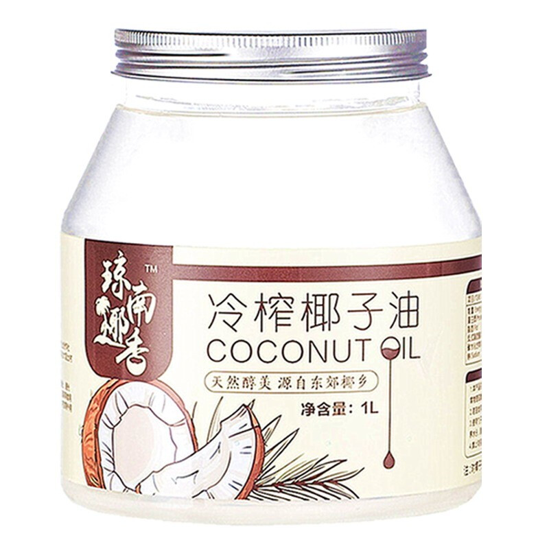 辛迪厨房 冷榨椰子油 1L