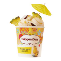 限地区：Häagen·Dazs 哈根达斯 凤梨椰香冰淇淋 100ml