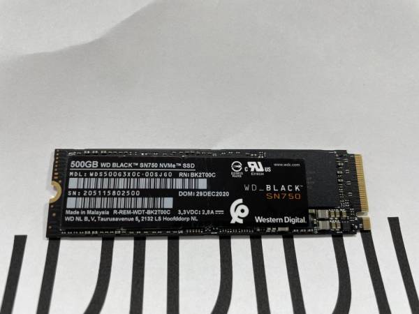 westerndigital西部数据sn750nvmem2固态硬盘500gb