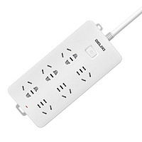 DELIXI 德力西 CD98J-LK6X1.8 新国标插排 六位五孔 1.8m