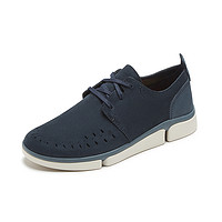 Clarks 其乐 三瓣底系列 Tri Verve Boss 男士低帮休闲鞋 261480657 海军蓝 41