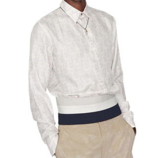 Dior 迪奥 Oblique 男士长袖衬衫 013C501A5141_C880 灰色 41