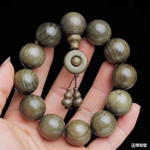 金丝楠阴沉木手串 2.0cm 阴沉木 12颗 抗腐抗霉 招财纳福