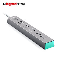 TCL-legrand TCL-罗格朗 NC6500K1 三位USB拼色插排 1.6m