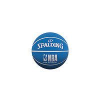 SPALDING 斯伯丁 橡胶迷你篮球 51-289Y 蓝/黑 迷你款