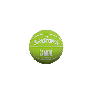 SPALDING 斯伯丁 橡胶迷你篮球 51-289Y 蓝/黑 迷你款