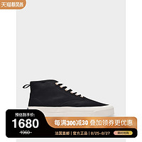 Maison Kitsune High Top 高帮帆布运动鞋正品（FR36、黑色）