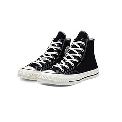 CONVERSE 匡威 Converse/匡威1970s黑色经典情侣帆布鞋送礼礼物162050C