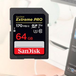 SanDisk 闪迪 至尊高速系列 SD存储卡 64GB（UHS-I、V30、U3）