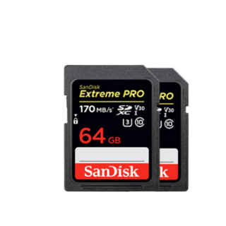SanDisk 闪迪 至尊高速系列 SD存储卡 64GB（UHS-I、V30、U3）