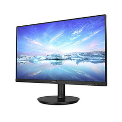 PHILIPS 飞利浦 23.8英寸 1080P全高清液晶电脑显示器 VA广视角 75Hz 爱眼低蓝光不闪屏 支持壁挂 241V8L