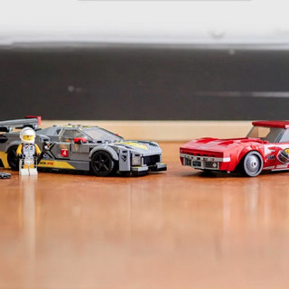 LEGO 乐高 Speed超级赛车系列 76903 雪佛兰 Corvette C8.R Race Car and 1968 Chevrolet Corvette