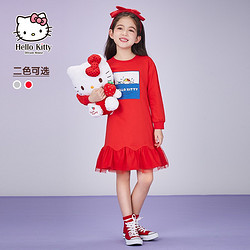 Hello Kitty 凯蒂猫 女童针织连衣裙