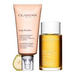 CLARINS 嬌韻詩 緊塑護理油 100ml+保濕身體霜 175ml