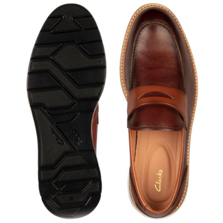 Clarks 其乐 男士乐福鞋 886314 Tan Leather 11