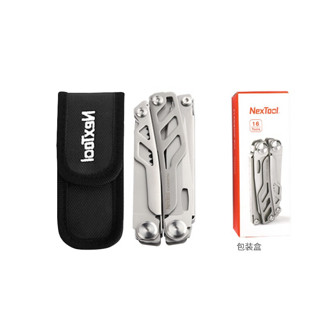 NexTool 纳拓 战舰 Pro 多功能工具钳+尼龙套 NE0105 银色