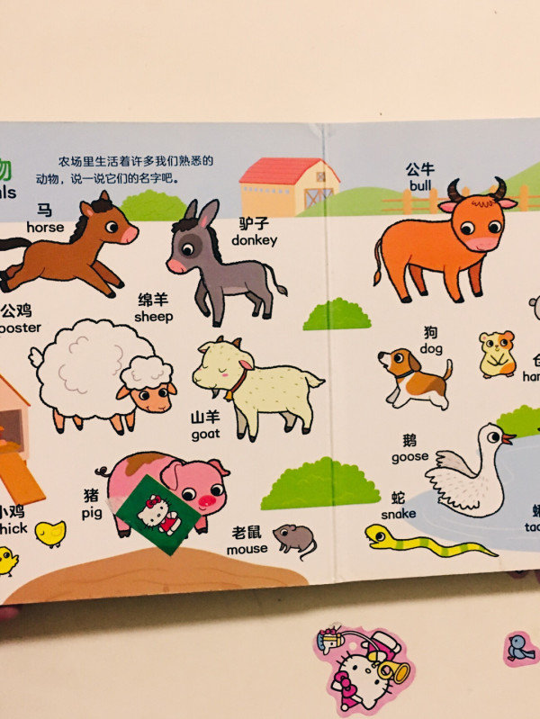 04岁幼儿认知小百科中英双语精装套装3册儿童启蒙益智英语科普百科