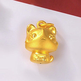 China Gold 中国黄金 GB0P451 可爱猫足金吊坠 1.33g